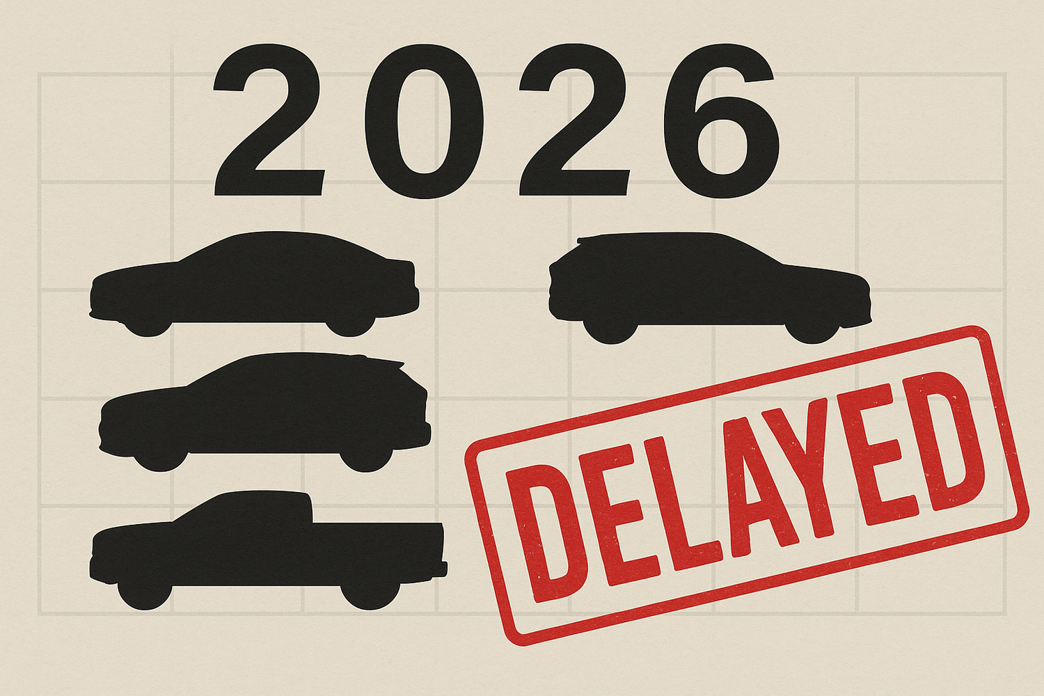 2026 Delay Watch: Big-Name Cars That Slipped the Schedule