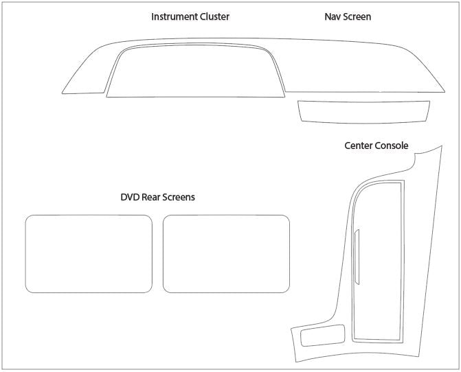 Cadillac Escalade Screen ProTech Kit