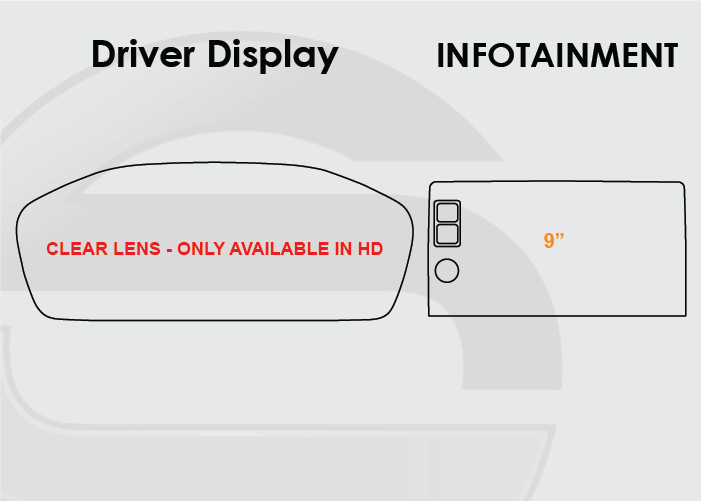2025-2026 Acura ADX Screen ProTech Kit. 9 inch infotainment and driver display. Protect your screen from scratches and fingerprints.