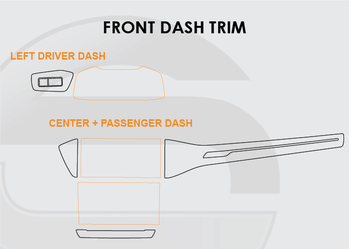 2019-25 Audi A7 Screen ProTech Kit Front Dash Trim