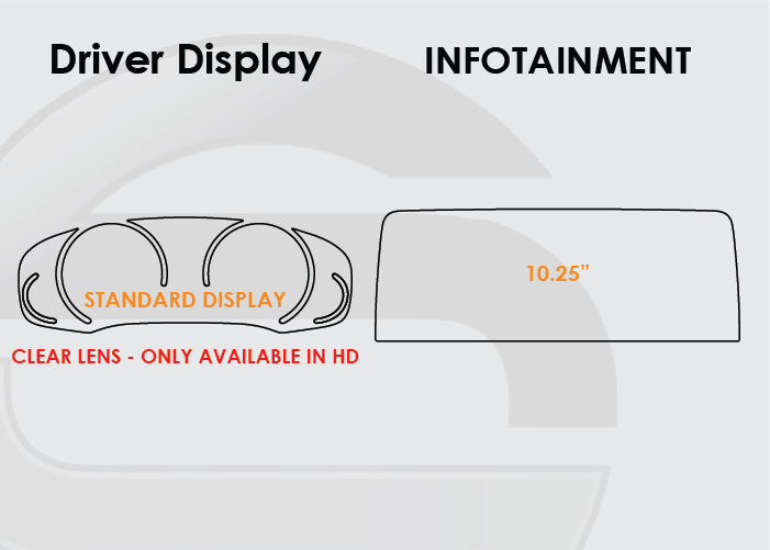 2018-2019 BMW X3 Screen ProTech Kit Standard Driver Display 10.25 in Infotainment