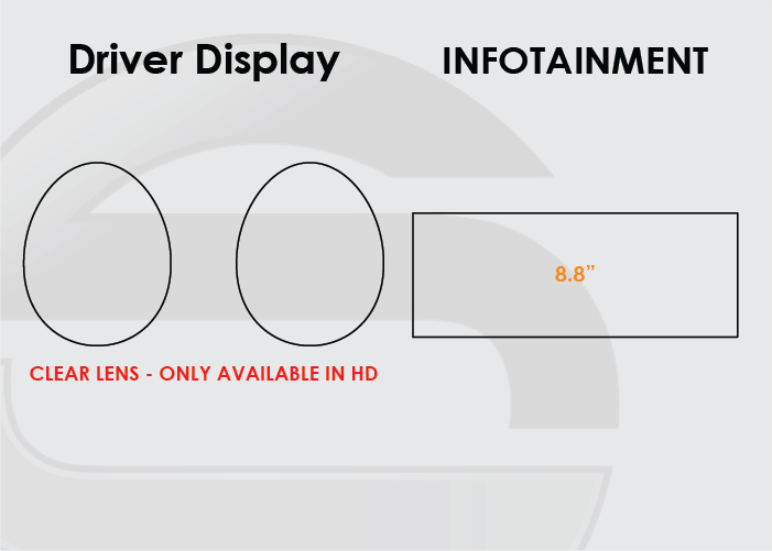 2009-2017 BMW Z4 Screen ProTech Kit Driver Display 8.8in Infotainment