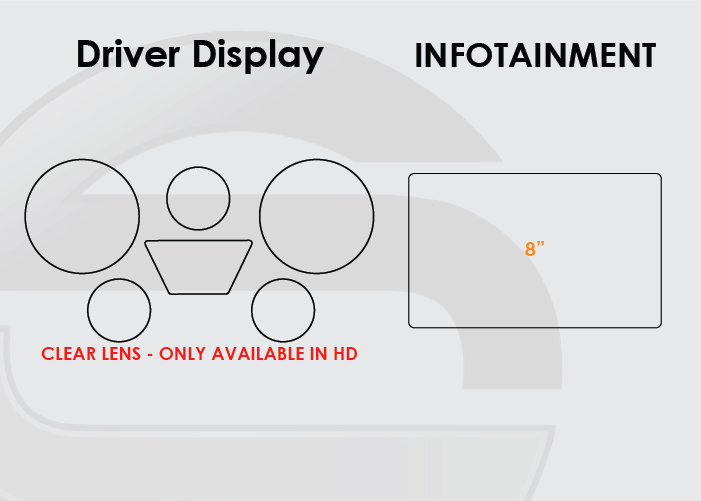 2013-2017 Buick Enclave Screen ProTech Kit Driver Display 8in Infotainment