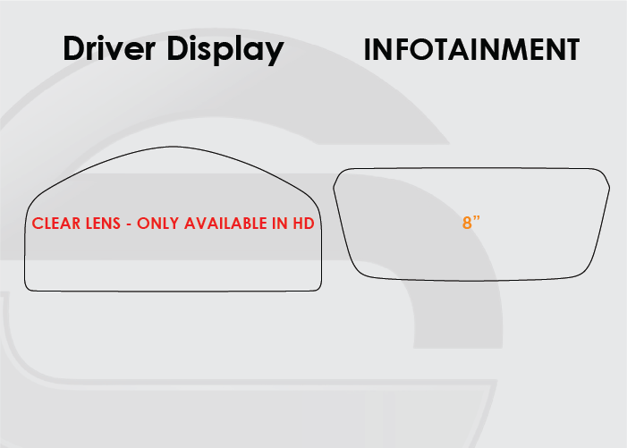 2016-2020 Cadillac CT6 Screen ProTech Kit Driver Display 8in Infotainment