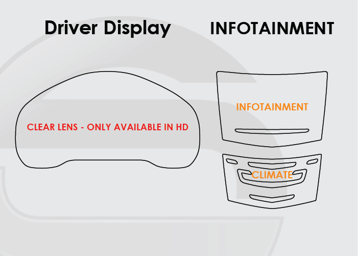 2014-2019 Cadillac CTS Screen ProTech Kit Driver Display Infotainment Climate