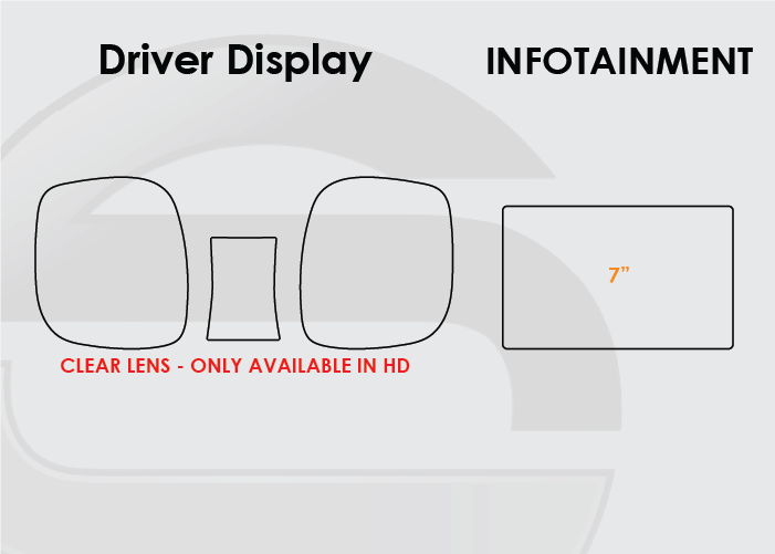 2013-2015 Chevy Malibu Screen ProTech Kit Driver Display 7in Infotainment