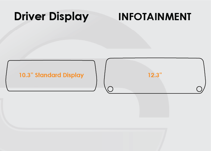 2024-2026 Dodge Charger Screen ProTech Kit 10.3 standard Driver Display 12.3in Infotainment. Helps prevent scratches and minimizes fingerprints to keep your screens looking new.