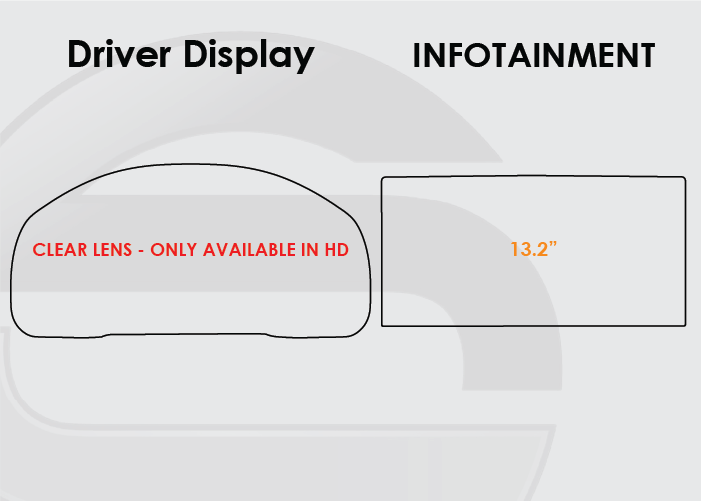 2025 Ford Bronco Sport Screen ProTech Kit Digital Driver Dsiplay 13.2in Infotainment