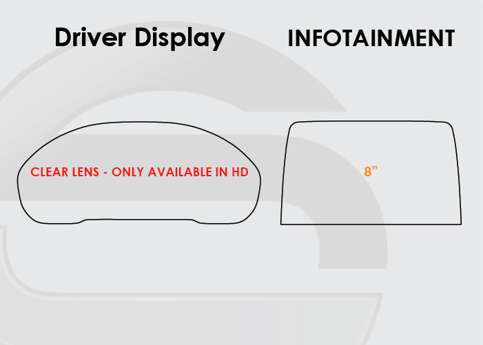2018-2022 Ford EcoSport Screen ProTech Kit Driver Display 8in Infotainment