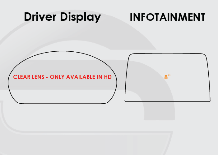 2020-2022 Ford Escape Screen ProTech Kit Driver Display 8in Infotainment. Resists scratches and scuffs while reducing fingerprints and smudges on your screens.