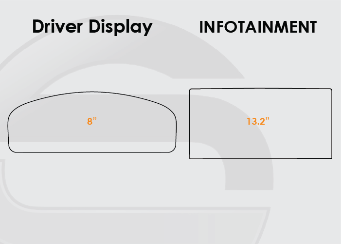 2025-2026 Ford Maverick Screen ProTech Kit. 8in Driver Display. 13.2" Infotainment Screen Protector. Prevent scratches. Resist fingerprints on your screen.