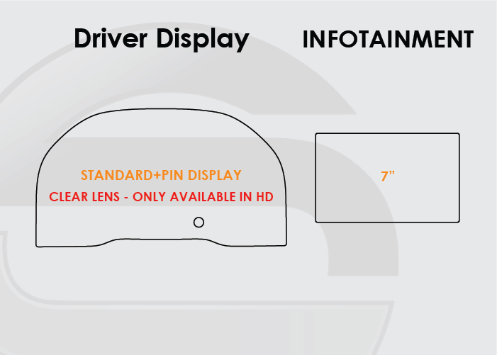 2019-2021 GMC Sierra Screen ProTech Kit Driver Display 7 inch Infotainment. Resist scratches, reduce fingerprints on screens.
