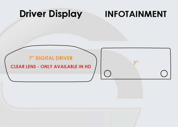2022-2026 Honda Civic Screen ProTech Kit Driver Display 7in Infotainment