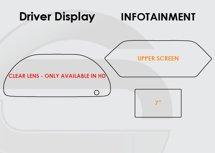 2014-2017 Honda Odyssey Screen ProTech Kit Driver Display 7in Infotainment