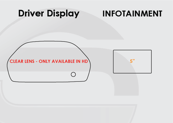 2018-2024 Honda Odyssey Screen ProTech Kit Driver Display 5in Infotainment