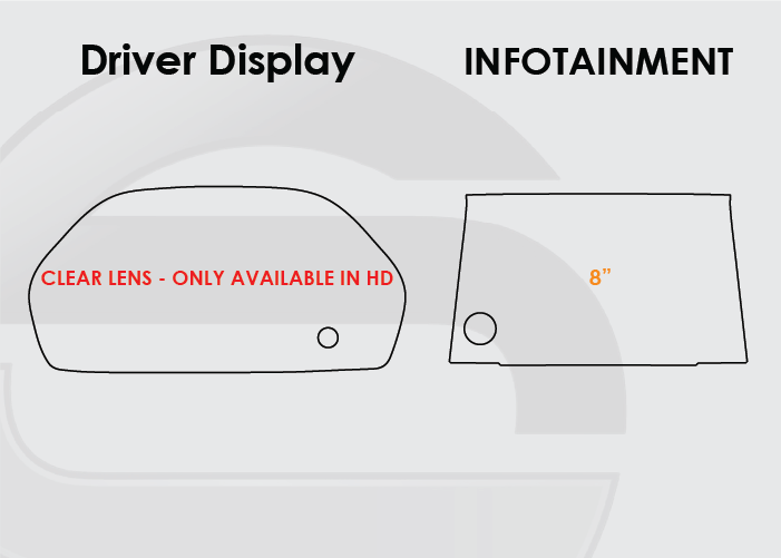 2018-2024 Honda Odyssey Screen ProTech Kit Driver Display 8in Infotainment