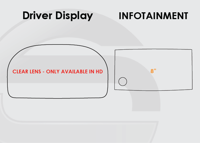 2019-2025 Honda Passport Screen ProTech Kit Driver Display 8in Infotainment