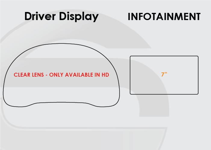 2017-2019 Hyundai Ioniq Screen ProTech Kit Driver Display 7in Infotainment