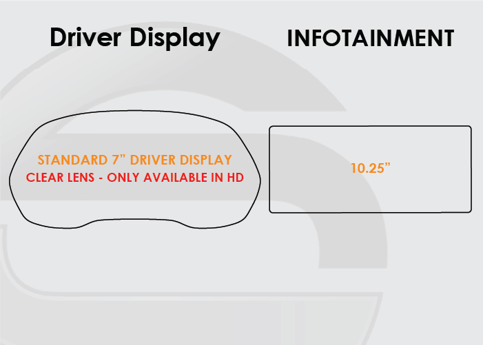 2020-2022 Hyundai Palisade Screen ProTech Kit Standard Driver Display 10.25in Infotainment