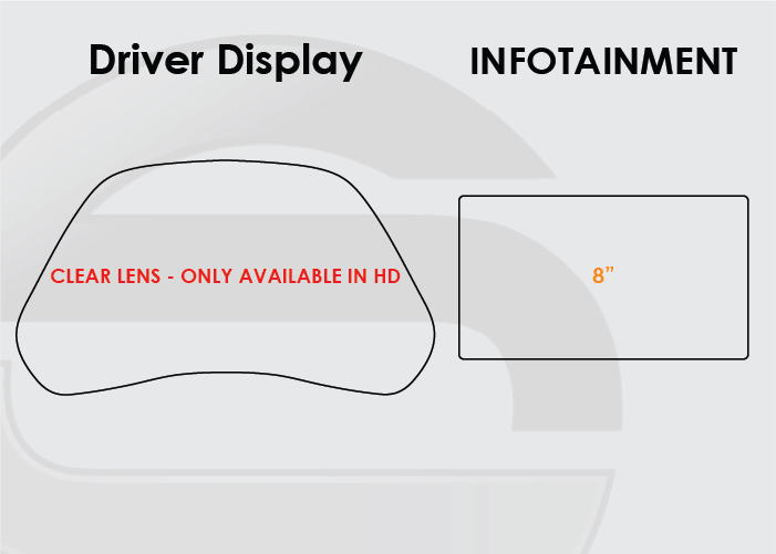 2019-2021 Hyundai Veloster Screen ProTech Kit 8in Info