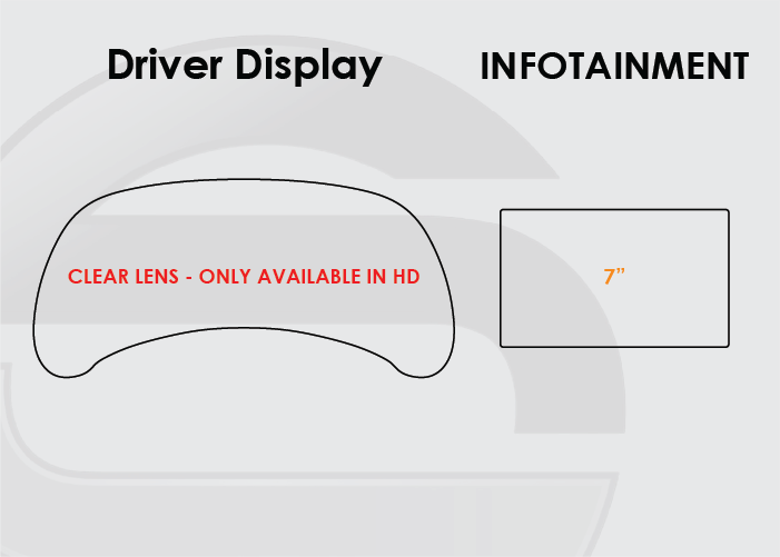 2014-2016 Infiniti Q60 Screen ProTech Kit Driver Display 7in Infotainment