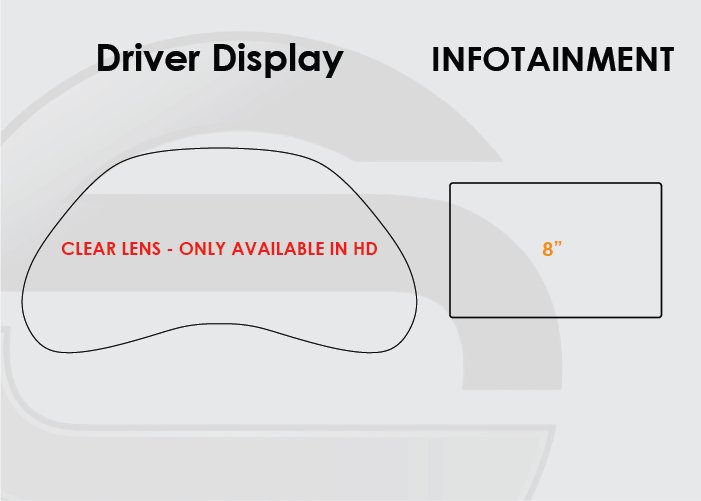 2014-2019 Infiniti QX80 Screen ProTech Kit Driver Display 8in Infotainment. Shields your screens from scratches and helps reduce greasy fingerprints.