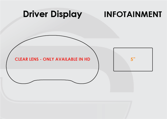 2017-2019 Kia Sportage Screen ProTech Kit Driver Display 5in Infotainment