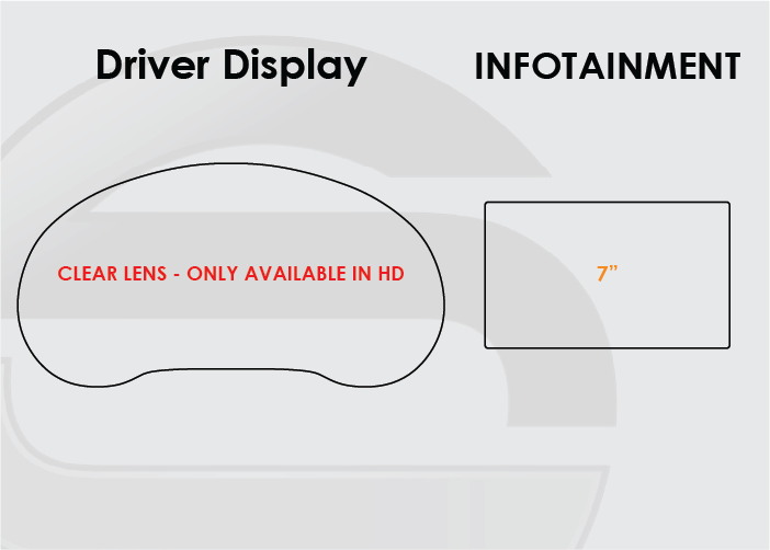 2017-2019 Kia Sportage Screen ProTech Kit Driver Display 7in Infotainment