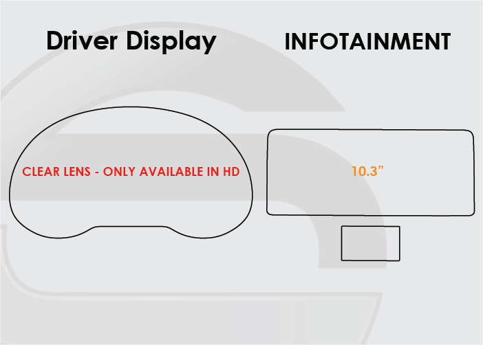 2022-2023 Lexus GX Screen ProTech Kit Driver Display 10.3in Infotainment. Shields your screens from scratches and helps reduce greasy fingerprints.