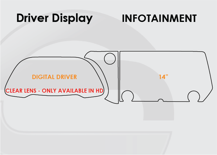 2024-2025 Lexus TX Screen ProTech Kit Digital  Driver Display 14in Infotainment