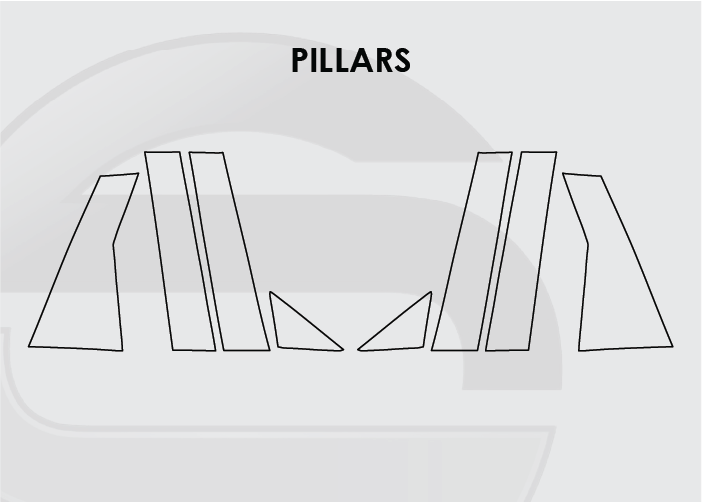 2025-2026 Mazda CX-70 Screen ProTech Kit. pillars. Protect your screens from scratches and resist fingerprints.