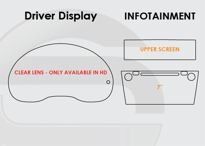2017-2018 Subaru WRX Screen ProTech Kit Driver Display 7in Infotainment