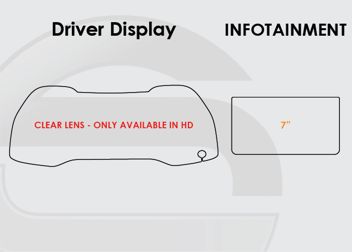 2014-2019 Toyota 4Runner Screen ProTech Kit Driver Display 7in Infotainment