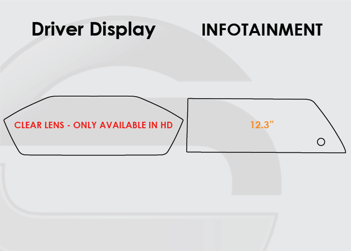 2023-2025 Toyota Prius Screen ProTech Kit Driver Display 12.3in Infotainment