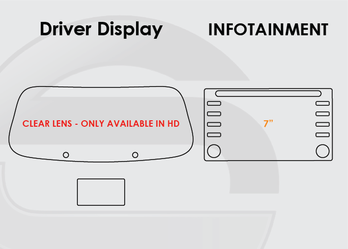 2018-2020 Toyota Sienna Screen ProTech Driver Display 7in Infotainment CD