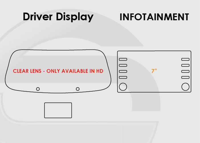 2018-2020 Toyota Sienna Screen ProTech Kit Driver Display 7in Infotainment