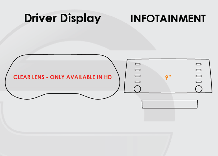 2021-2024 Toyota Sienna Screen ProTech Kit Driver Display 9in Infotainment. Guards your screens from scratches while cutting down on fingerprints and smudges.
