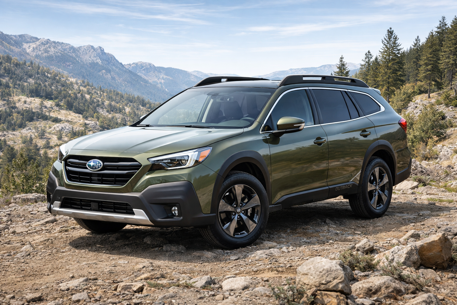 Rendered Exterior of 2026 Subaru Outback