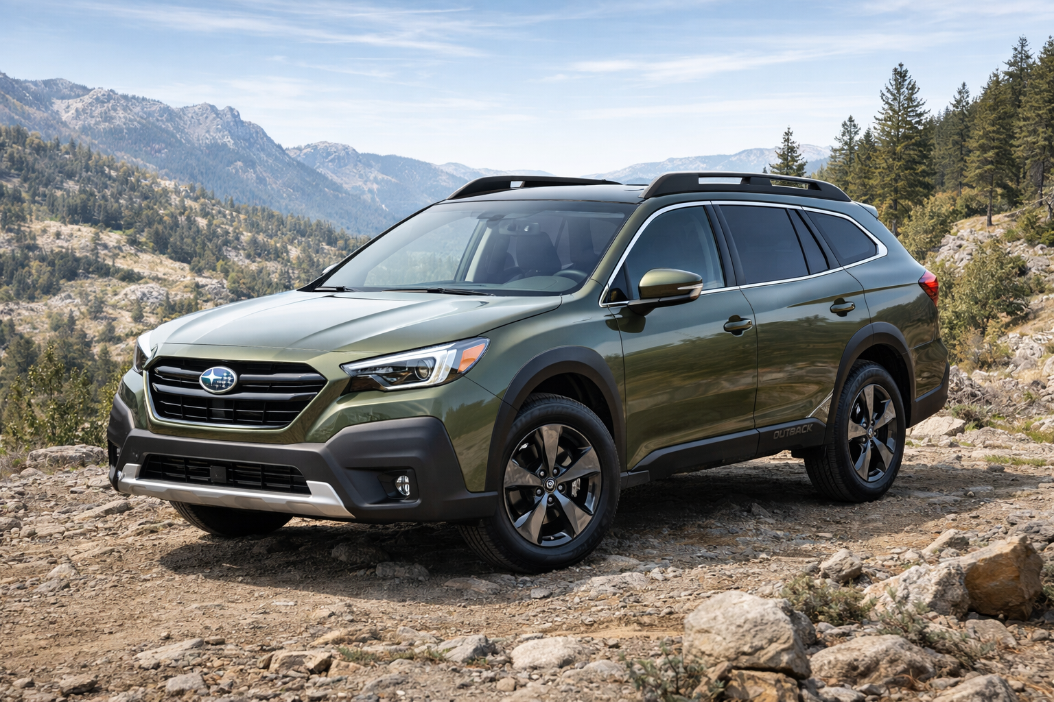 Rendered Exterior of 2026 Subaru Outback