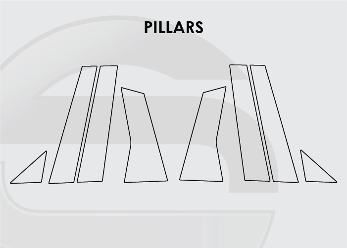 2021-2025 Acura TLX Pillars ProTech Kit