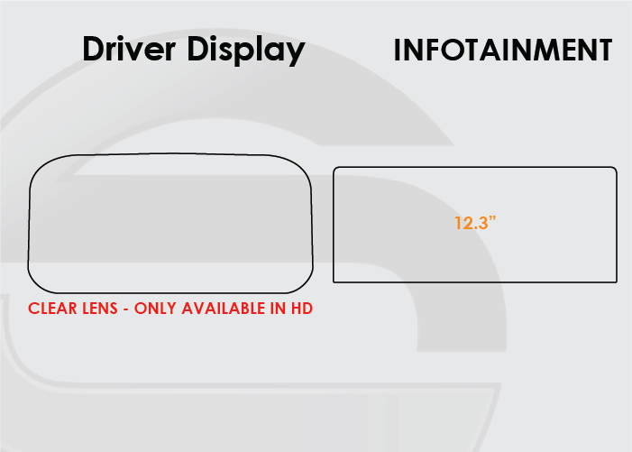 2022-2024 Acura MDX Driver Display and 12.3 inch Infotainment
