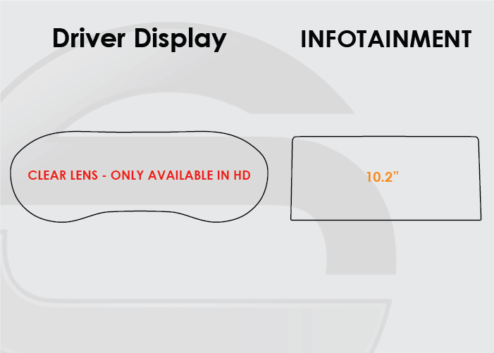 2021-2023 Acura TLX Driver Display and 10.2 inch Infotainment