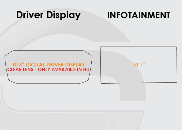 2019-2025 Audi Q3 Screen ProTech Kit 10.1" Infotainment 10.3" Digital Driver Display