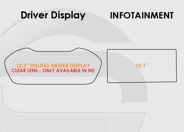 2019-2025 Audi Q3 Screen ProTech Kit 10.1" Infotaiment Digital Virtual Cockpit