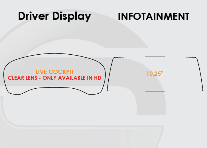2022-2025 BMW X4 Screen ProTech Kit Live Cockpit 10.25in Infotainment