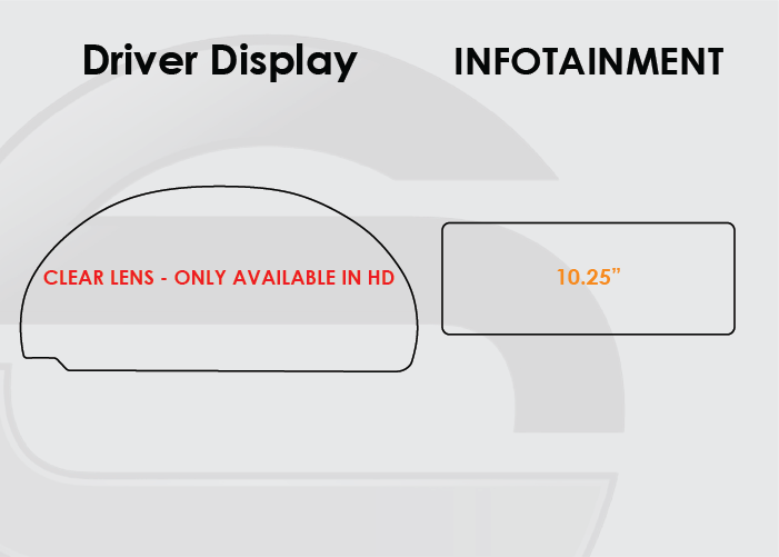 2011-2016 BMW 5 Series Screen ProTech Kit Driver Display 10.25in Infotainment
