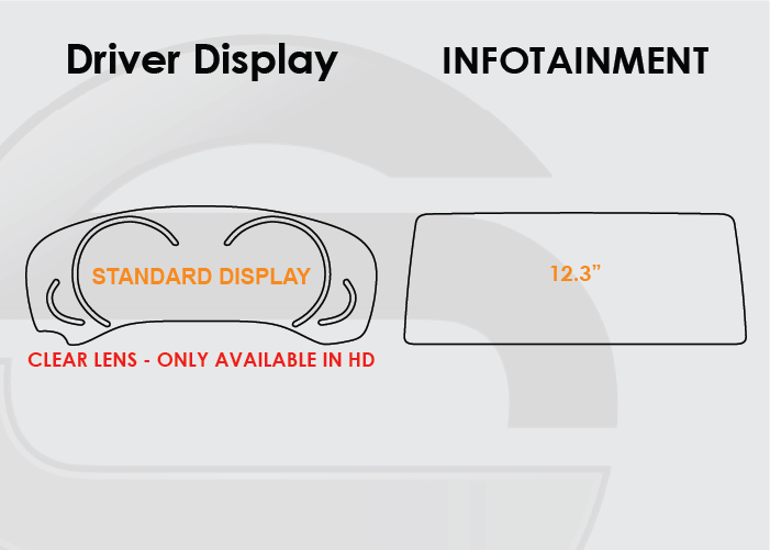 2020-2023 BMW 5 Series Screen ProTech Kit Standard Driver Display Infotainment