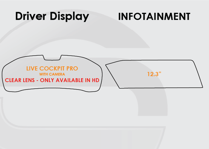 2020-2023 BMW X6 Screen ProTech Kit Live Cockpit Pro 12.3in Infotainment