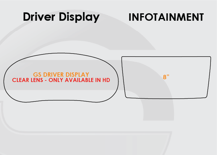 2018-2020 Buick Regal Screen ProTech Kit GS Driver Display 8in Infotainment