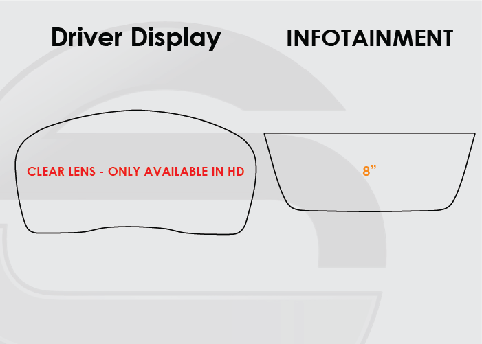 2017-2019 Cadillac XT5 Screen ProTech Kit Driver Display Infotainment